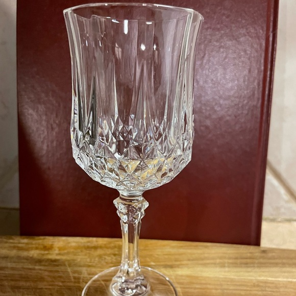 Longchamp Clear. 4 Wine or Sherry lGobletCristal’ D’Arquse ( Duaand ) - Picture 4 of 9